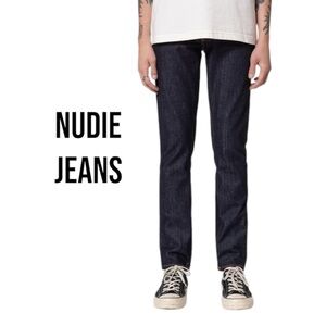 NUDIE JEANS Grim Tim Dark Navy | 31/34 | Lifetime Warranty